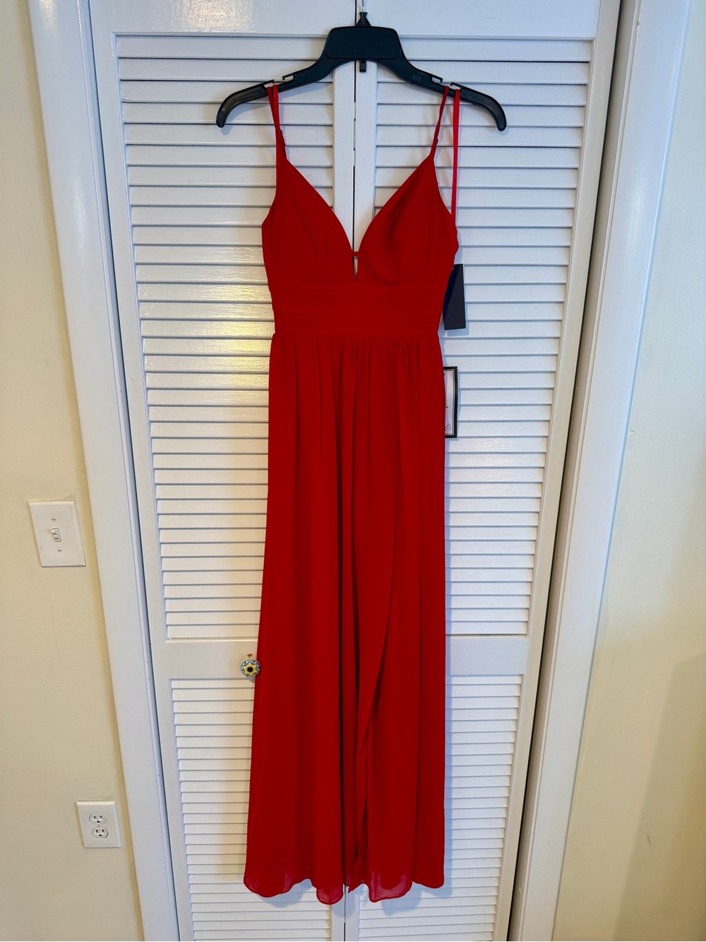 City Studio Red Maxi Gown